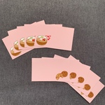 メッセージカード　チョコプリン＆チョコチャンククッキー