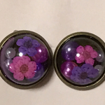 お花のイヤリング(レジン)