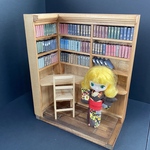 ミニチュア　書斎・第4段　ドールハウス