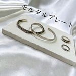 モルタルプレート アクセサリープレート 撮影小物 ディスプレイ 什器