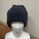 ＜再販2＞　ヒートテックニット帽子　レディース・メンズ♪　杢ネイビー　販売分で終了ですm(__)m