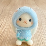 【再販】羊毛フェルト☆てるてる坊主うさちゃん