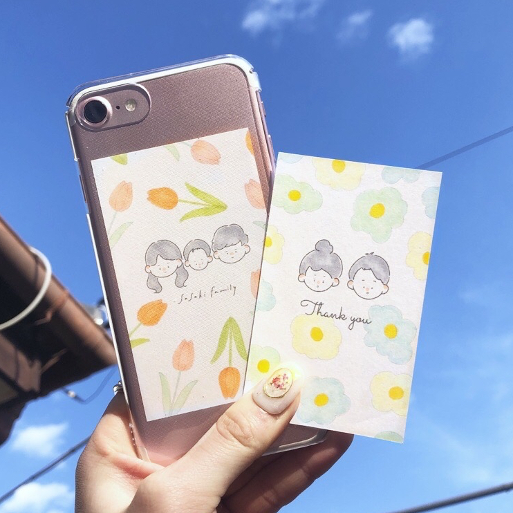 イラスト スマホケースの人気通販 Minne 日本最大級のハンドメイド 手作り通販サイト