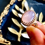 イーリスの艷めく瞳 Gemstone Ring "Chalcedony"