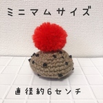 ポンポンポップベレー　ミニマムサイズ　モカ