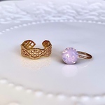 Minette☆イヤーカフ イヤカフ(ノンホールピアス)-597 & 556         ❤︎ SWAROVSKI を使用 ❤︎
