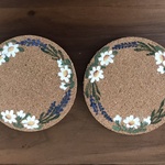 送料無料★コースター２枚セット★野の花