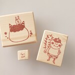 季節限定♡お顔付き❣【メモが書き込める♡  ꉂ福笑い＆節分はんこ】