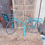 現品ラスト！かっこいい自転車♡【インテリア雑貨ジャンクガーデン雑貨】アンティーク風♡ディスプレイに♪ブルー系