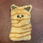 保護猫チャリティぬいぐるみ【茶トラ抹茶さん】