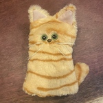 保護猫チャリティぬいぐるみ【茶トラ桜さん】