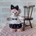 リボン柄シャツ＆ドットスカートセット  ぬいば シェリーメイ