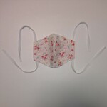 感覚過敏の方向け子供用マスク②白小花