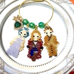 オデッセイトリオビーズドールバッグチャーム