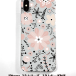 送料無料 iPhone13シリーズ対応 送料無料 iPhone13シリーズ対応 ソフトケース 花柄1