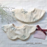 ママとベビーの為の防水スタイ♡lace flower360°スタイ