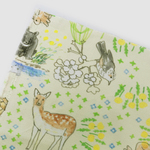 春の動物柄　50cm【白】【コーデュロイ】