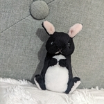 テディベア　こうさぎ　ぬいぐるみ　ネザーランドドワーフ　ブラックオター