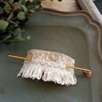 ﾏｼﾞｪｽﾃ　かんざし　ｲﾝﾄﾞ刺繍　刺繍　ﾍｱｱｸｾｻﾘｰ
