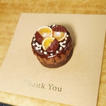 （ミニチュア） チョコレート と オレンジ の ケーキ 🍊 ショコラオランジュ ケーキ