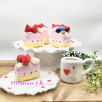 カットケーキセット・台付き⑧ 🍓苺とブルーベリーケーキ5個