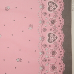 国産コットン　LECIEN   Rose &Heart     布幅54cm     L89
