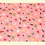  35cm✖️50cm ランチョンマット☆おにぎり🍙弁当 ピンク