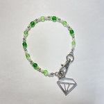 【あや様専用】グリーンバッグチャーム💚💎