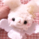 天使なうさぎちゃん あみぐるみ