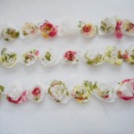 シルクシフォン　3Ｄ薔薇レース　2ｍ