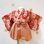 ハンドメイド✿ベビー袴助かるお花&リボンのヘアバンド