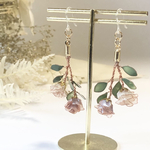 [ﾃﾞｨｯﾌﾟﾌﾗﾜｰ]❁⃘*.ﾟ[再販]❁⃘*.ﾟミニ薔薇ブーケピアス/イヤリング