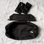 《ブラック無地》抱っこ紐カバー3点セット♪