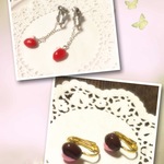 石畳のん♪さまオーダー品♡ミニチュアイヤリングセット