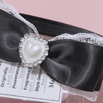 リボン カチューシャ♡ブラック 黒 ハンドメイド 量産型 地雷 病みかわいい ロリータ ゴスロリ アイドル コンカフェ