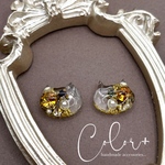 クリスタル猫🐈‍⬛💎Jewel Catピアス/イヤリング