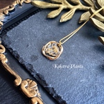✶眠る黄金のドラゴンのネックレス✶Sleeping Golden dragon necklace✶