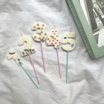 名入れ無料♡お誕生日にぴったり！デザインナンバーキャンドル...何歳でも♡