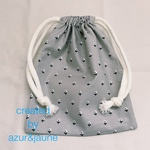 コップ袋（Field flower - freebie)/コップ入れ / 小物入れ / 巾着 /cup bag