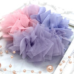 シュシュ＊Lilas〜ライラックの花びら〜ブルーパープル×ラベンダー×ピンク〜セール〜