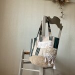 冬のリンゴの木*ビロード*羊毛*ブローチ*木