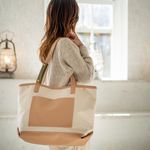 【特集掲載】 【受注生産】♡パートナーともシェアできるマザーズbag ベージュ♡トートバッグ 帆布バッグ ショルダー 
