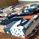 訳あり 文庫判 再...販 ｶﾞﾗｯｸﾏ[ｵﾚﾝｼﾞ] パッチンボタンラミネートブックカバー