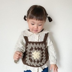 SALE☆☆☆クロシェベスト　モチーフ大　80