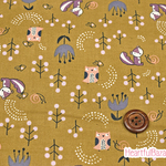 USAコットン(110×50) COTTON+STEEL OMATSURI NAKAMA 森のおまつり 生地 布