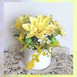 💛 ミモザ✨ダリア✨マーガレットの春色アレンジメント 💛