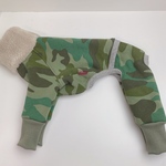 イタグレ服SS 裏モコモコ カモフラ ロンパース 犬服