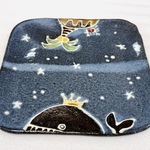 星くじら　角小皿