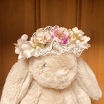 ちょこんと花冠〜ドレスアップ〜（うさぎさん・他ペット用）・Flower Crown👑🌼