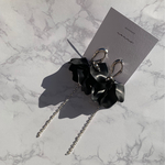  flower black×silver